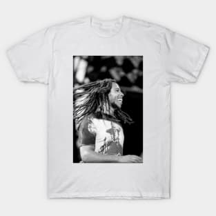 Ziggy Marley BW Photograph T-Shirt